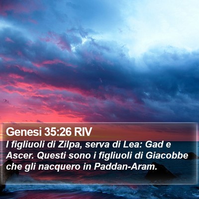 Genesi 35:26 RIV Bible Verse Image