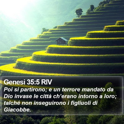 Genesi 35:5 RIV Bible Verse Image