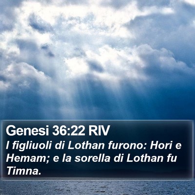 Genesi 36:22 RIV Bible Verse Image