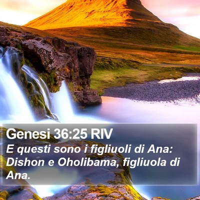 Genesi 36:25 RIV Bible Verse Image