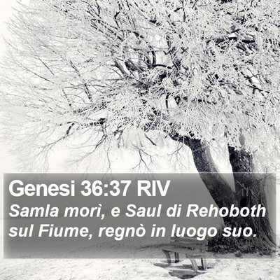 Genesi 36:37 RIV Bible Verse Image