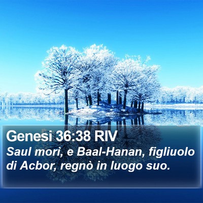 Genesi 36:38 RIV Bible Verse Image