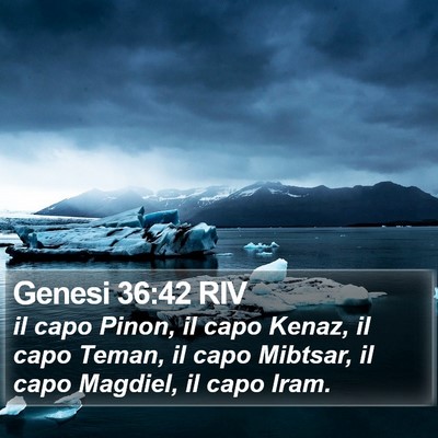 Genesi 36:42 RIV Bible Verse Image