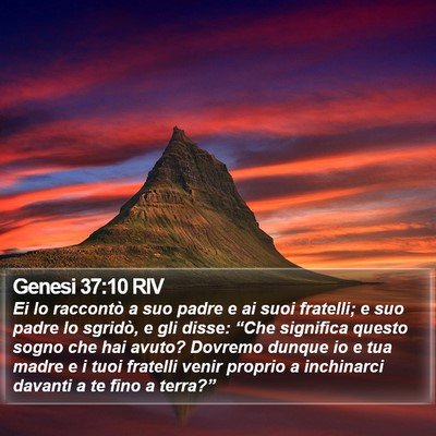 Genesi 37:10 RIV Bible Verse Image
