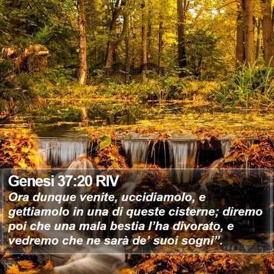 Genesi 37:20 RIV Bible Verse Image