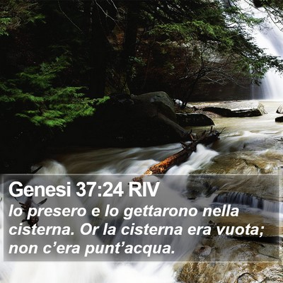 Genesi 37:24 RIV Bible Verse Image