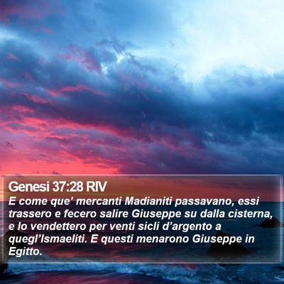 Genesi 37:28 RIV Bible Verse Image