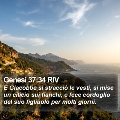 Genesi 37:34 RIV Bible Verse Image