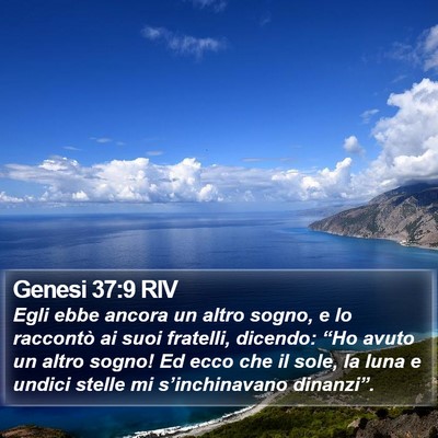 Genesi 37:9 RIV Bible Verse Image