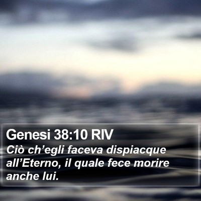 Genesi 38:10 RIV Bible Verse Image