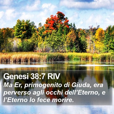Genesi 38:7 RIV Bible Verse Image