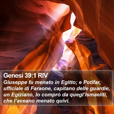 Genesi 39:1 RIV Bible Verse Image