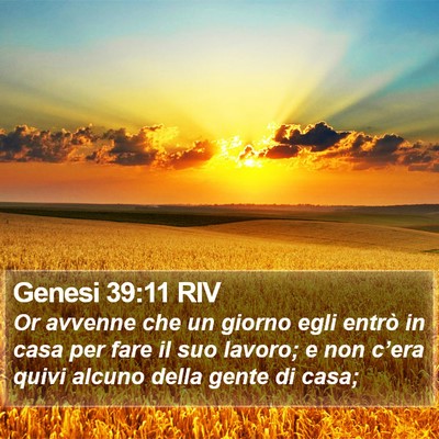 Genesi 39:11 RIV Bible Verse Image