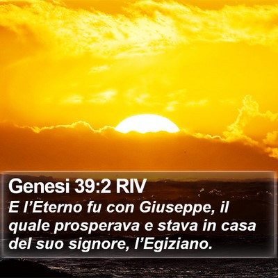 Genesi 39:2 RIV Bible Verse Image