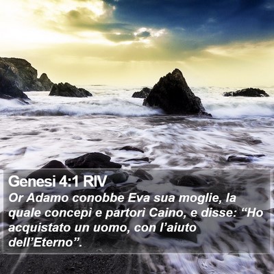 Genesi 4:1 RIV Bible Verse Image