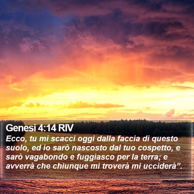 Genesi 4:14 RIV Bible Verse Image