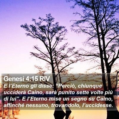 Genesi 4:15 RIV Bible Verse Image