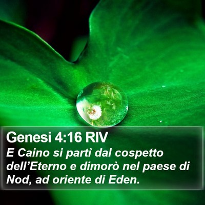 Genesi 4:16 RIV Bible Verse Image