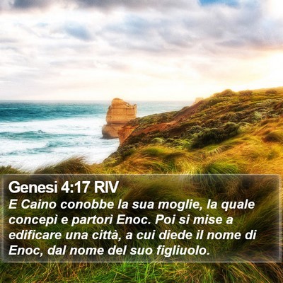 Genesi 4:17 RIV Bible Verse Image