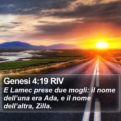Genesi 4:19 RIV Bible Verse Image