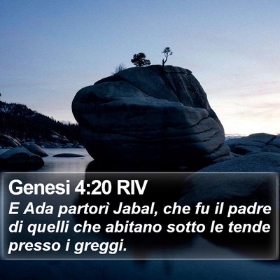 Genesi 4:20 RIV Bible Verse Image