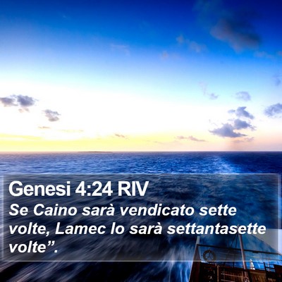 Genesi 4:24 RIV Bible Verse Image