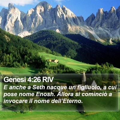 Genesi 4:26 RIV Bible Verse Image