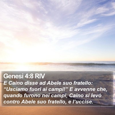 Genesi 4:8 RIV Bible Verse Image