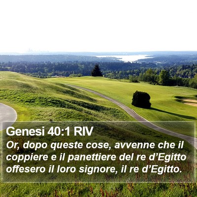 Genesi 40:1 RIV Bible Verse Image