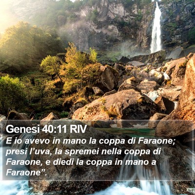Genesi 40:11 RIV Bible Verse Image