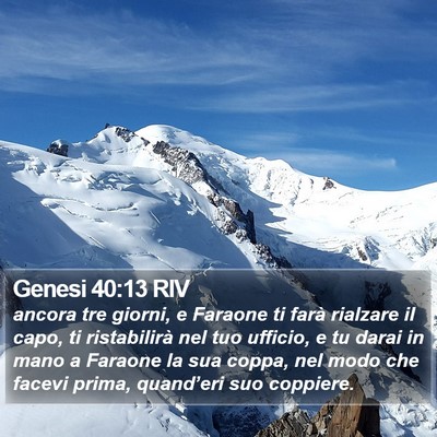 Genesi 40:13 RIV Bible Verse Image