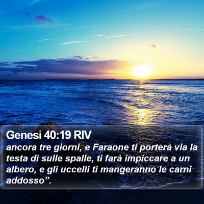 Genesi 40:19 RIV Bible Verse Image