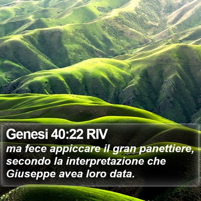 Genesi 40:22 RIV Bible Verse Image
