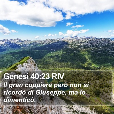 Genesi 40:23 RIV Bible Verse Image