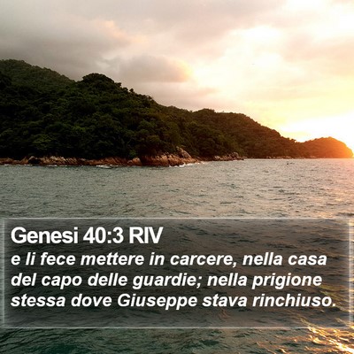 Genesi 40:3 RIV Bible Verse Image
