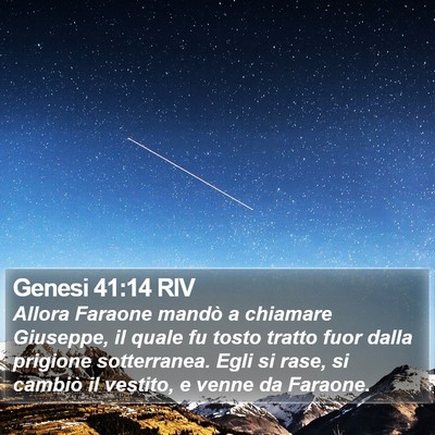 Genesi 41:14 RIV Bible Verse Image