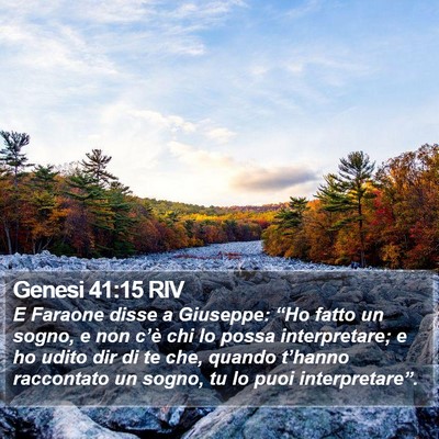 Genesi 41:15 RIV Bible Verse Image