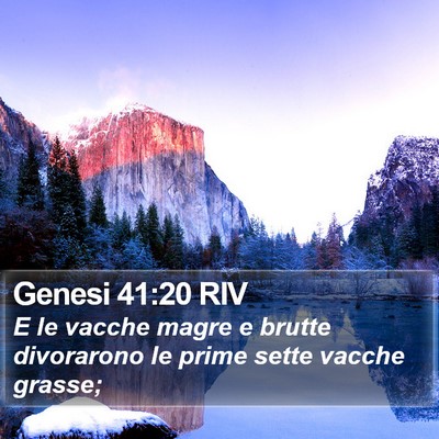Genesi 41:20 RIV Bible Verse Image