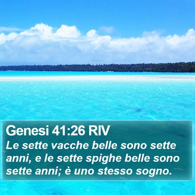 Genesi 41:26 RIV Bible Verse Image