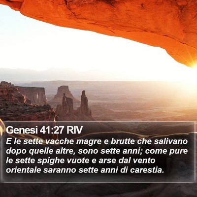 Genesi 41:27 RIV Bible Verse Image