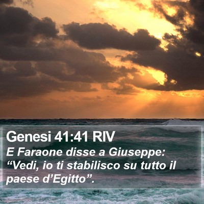 Genesi 41:41 RIV Bible Verse Image