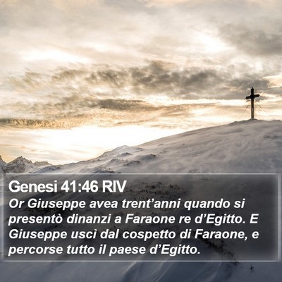 Genesi 41:46 RIV Bible Verse Image