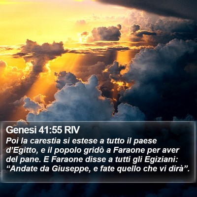 Genesi 41:55 RIV Bible Verse Image