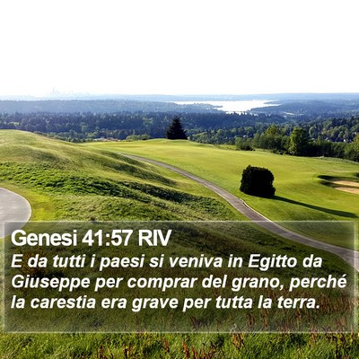 Genesi 41:57 RIV Bible Verse Image