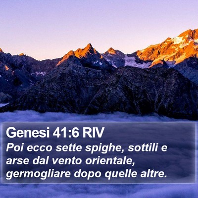 Genesi 41:6 RIV Bible Verse Image