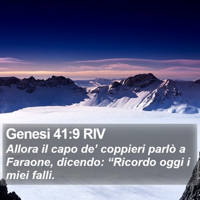 Genesi 41:9 RIV Bible Verse Image