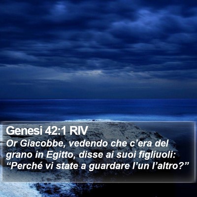 Genesi 42:1 RIV Bible Verse Image