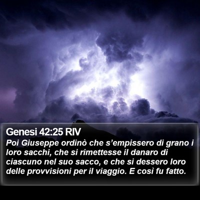 Genesi 42:25 RIV Bible Verse Image