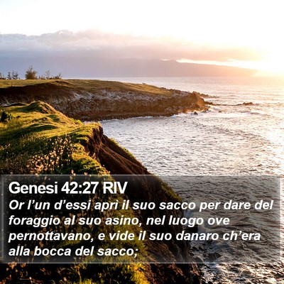 Genesi 42:27 RIV Bible Verse Image