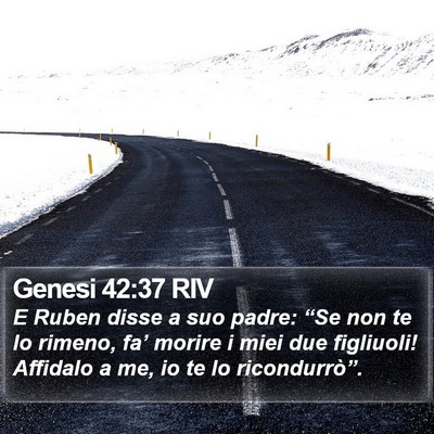 Genesi 42:37 RIV Bible Verse Image